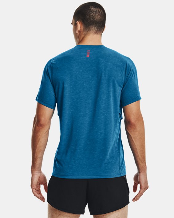 Men's UA Breeze 2.0 Trail T-Shirt, Blue, pdpMainDesktop image number 1